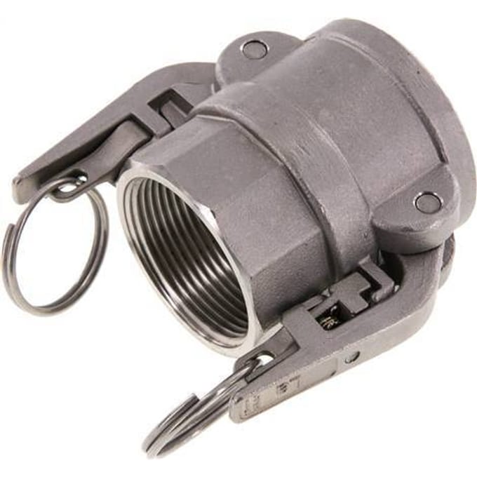 Camlock DN 40 (1 1/2'') Veiligheid Koppeling RvsRp 1 1/2'' met binnendraad Type D MIL-C-27487