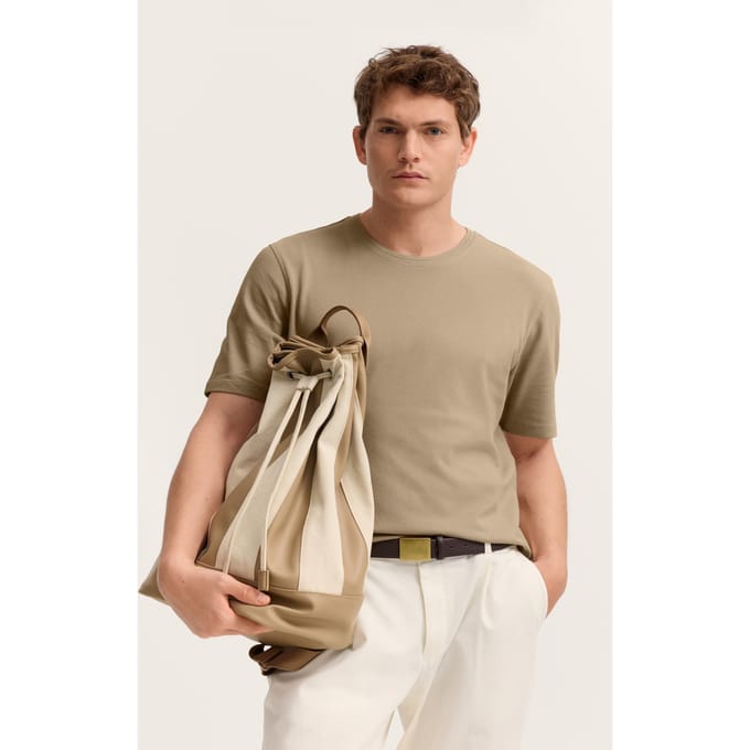 Bugatti Herren T-shirt met een elegante structuur