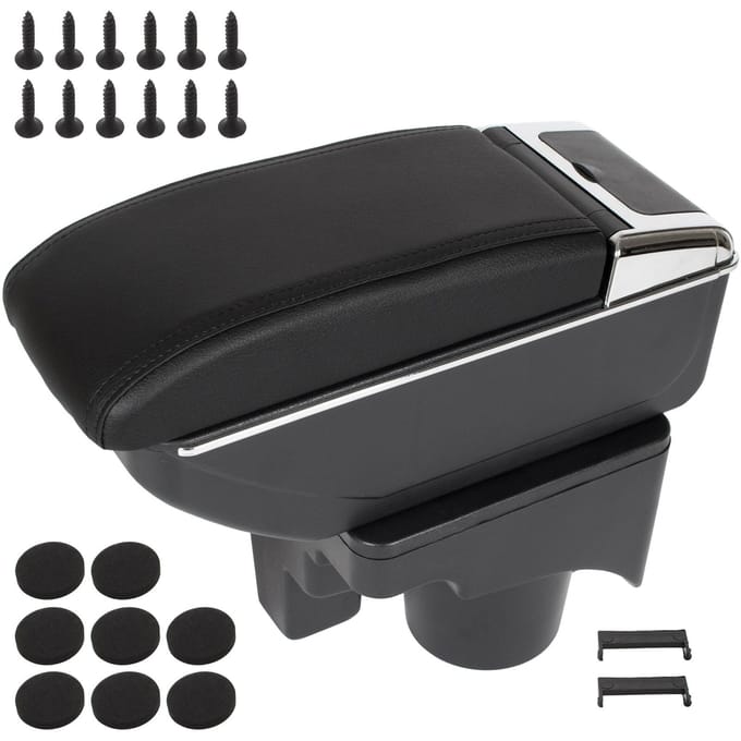Modecar - Console Armsteun - VW Golf V - Schuifmechanisme - Zwart