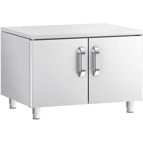 GGM Gastro Edelstahl Unterbau - 800mm - 2 Türen Zilver