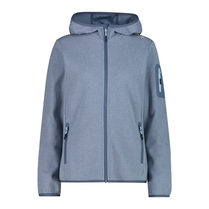 Hoodie met mesh-inzetten dames CMP Knit-Tech