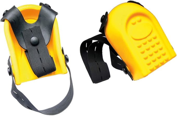 Kniebeschermers - Werkkussens - Klussen en Bouwen - Ergonomisch Ontwerp - Universeel - Geel