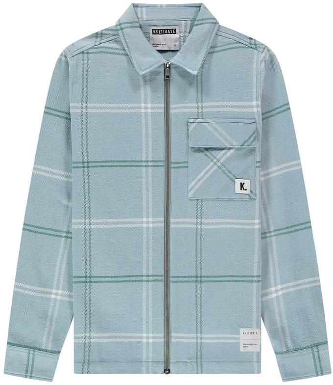 Kultivate Overshirt ST TUCKER Dusty Blue (2301040005 - 175)