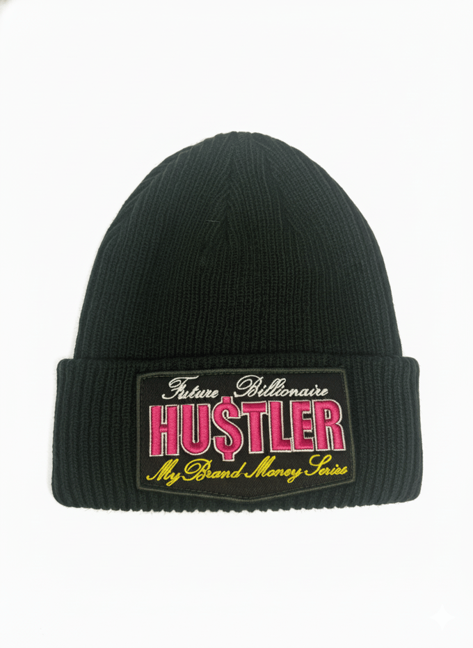 Hustler Beanie Black | BLACK
