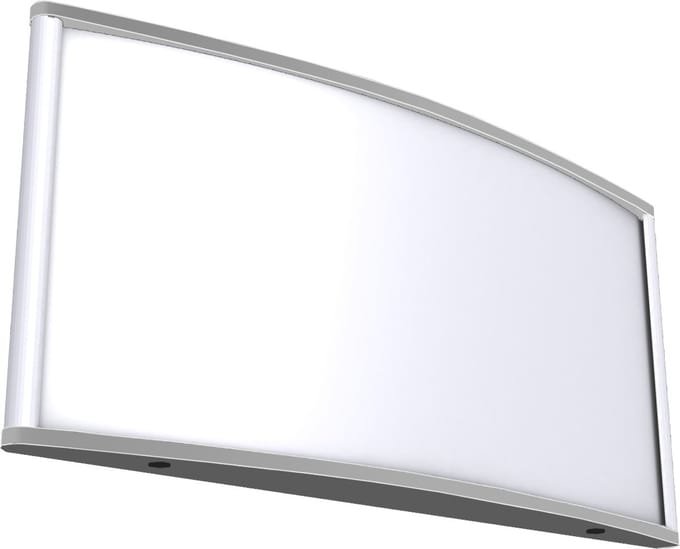 Europel Deurbord 21 x 10 cm Zilver