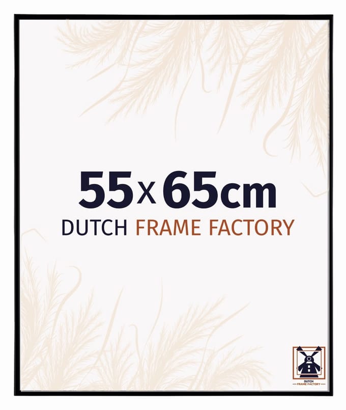 Fotolijst 55x65 cm - Kunststof - Zwart Mat - Easy