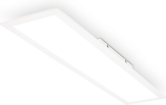 BRILONER Simple - LED Plafondlamp - badkamerverlichting - badkamer lamp met neutral wit licht - 25W - 78cm - wit
