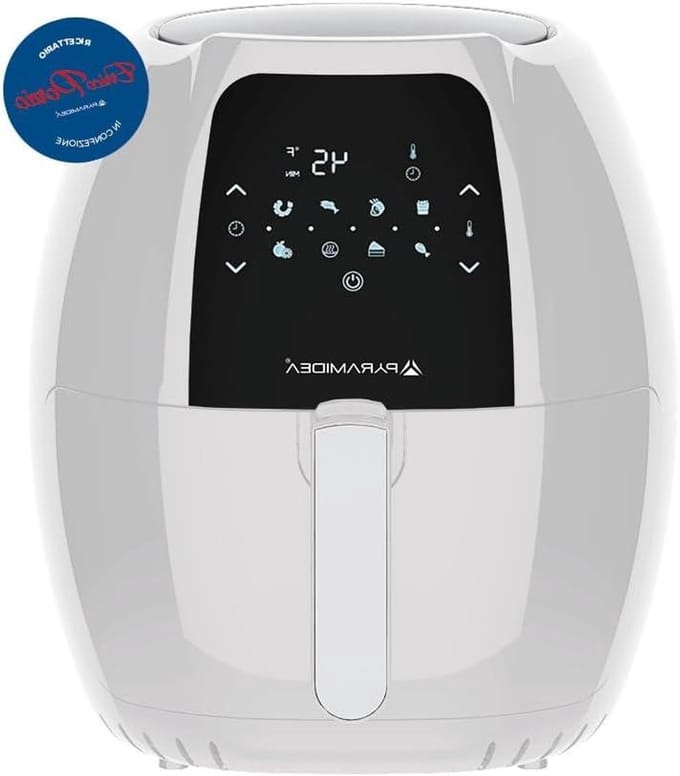 Heteluchtfriteuse - Airfryer - Gezond Frituren - Grote Capaciteit - 8 Liter - Wit
