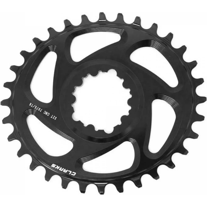 Ovaal aluminium crankstel Clarks Cycle Systems CCR-04-OV - 9-12sp