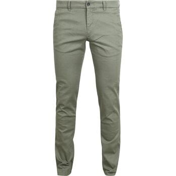 Suitable Chino broek Pico Smart Groen - Maat 98 - Heren - Mannen broeken