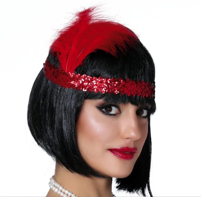Fiestas Guirca - Tiara Charleston rood