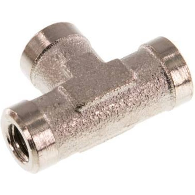 M5 Vernikkeld Messing T-stuk 16 Bar [5 Stuks]