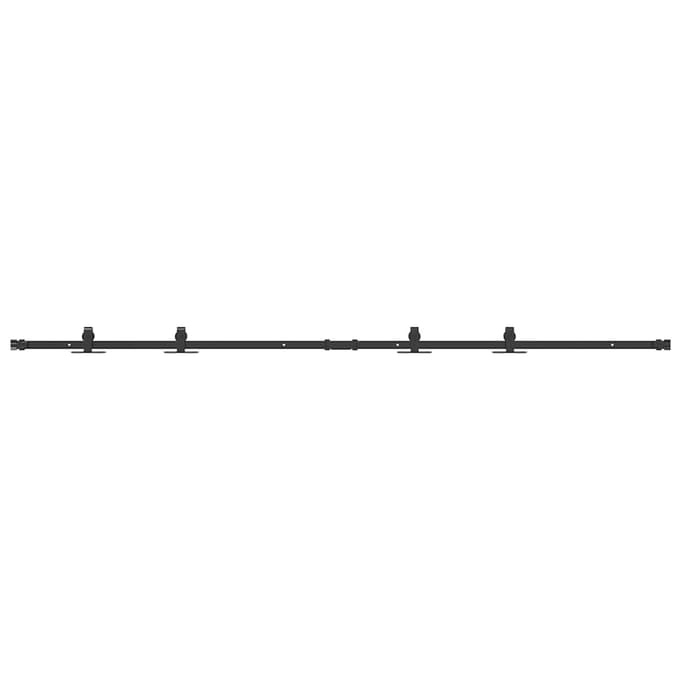 vidaXL - Ophangset - voor - schuifdeur - 200 - cm - koolstofstaal