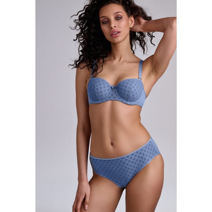 Marlies Dekkers Snowflake Powder Blue Balcony Bra Taglia: 75C | Reggiseni Outlet | Donna | Blu