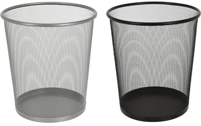 Metalen Prullenbak 30 cm - Duurzaam en Stijlvol Afvalbeheer