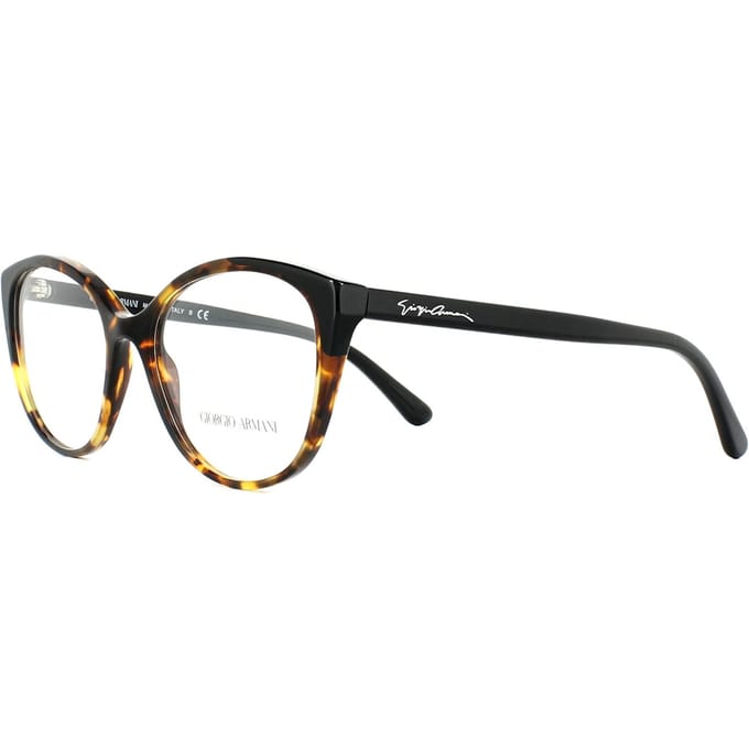 Giorgio Armani bril AR7138 5584 Geel Havana en Black 52mm dames