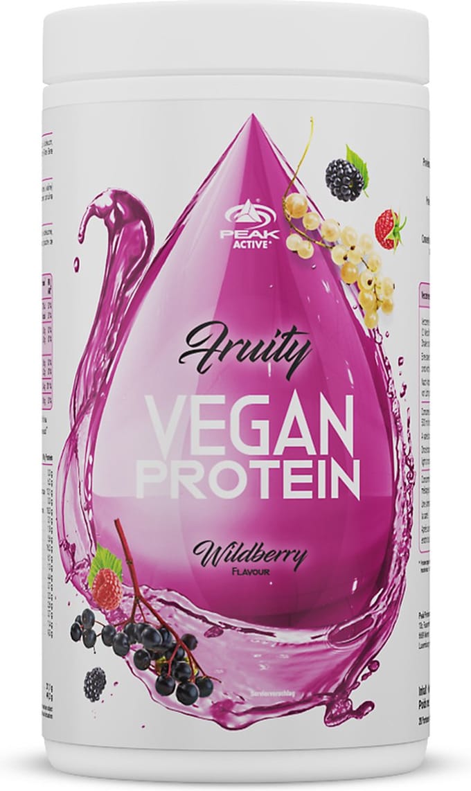 Peak Fruity Vegan Protein (400g) Wildberry - Eiwitten - Veganistisch eiwit