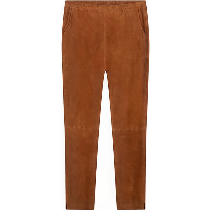DNA Amsterdam Babbo Suede Cognac Größe: 34 | Lederhosen Outlet | Damen