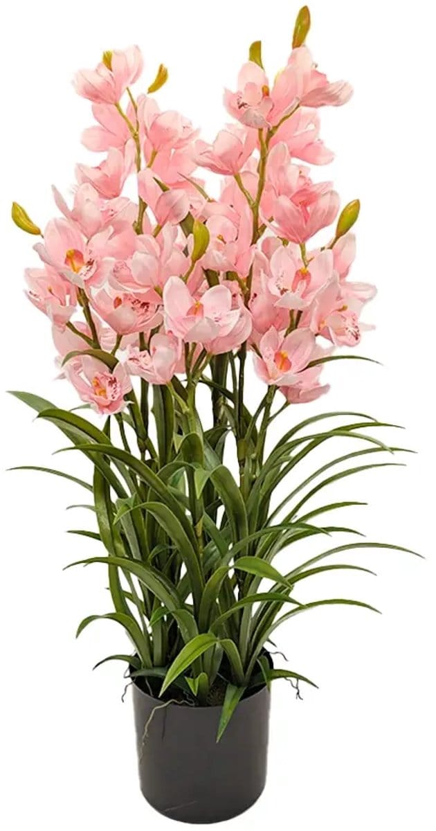Cymbidium Kunstplant 90 cm - Roze