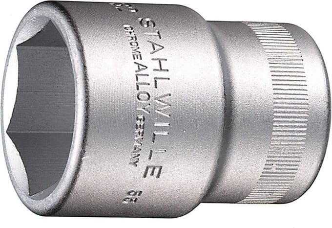 Stahlwille serie 55 Dopsleutel 3/4" 20 - HPQ Verchroomd - zeskant maat 20 - prijs per stuk