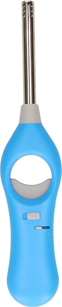 Gasaansteker - blauw - 18,5 cm - aansteker met kinderslot