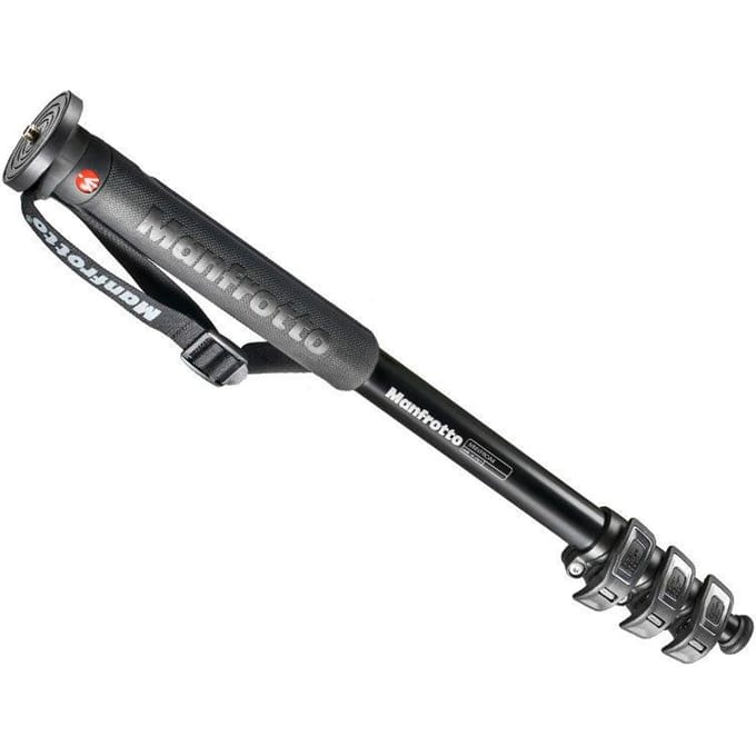 Manfrotto XPRO 4-Section photo monopod aluminum with Quick Stroom lock