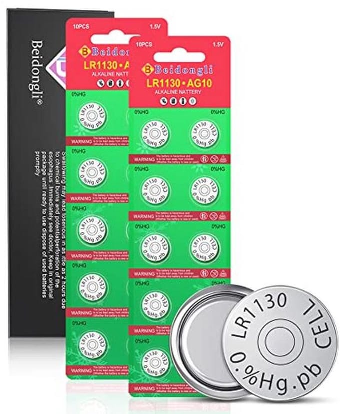 Alkaline knoopcellen LR1130 1,5V - 20 stuks