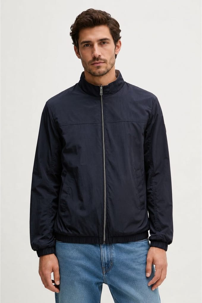 Guess Chaqueta Bomber Reversible marineblauw,