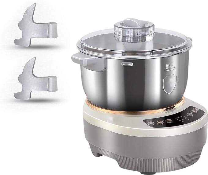 Deegmaker - Kneedmachine - Brood Bakken - Met Fermentatie - 5 Liter - Grijs