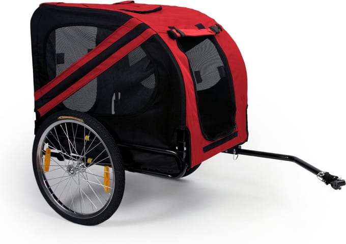 Hondenfietskar Pet Trailer 4 - Rood