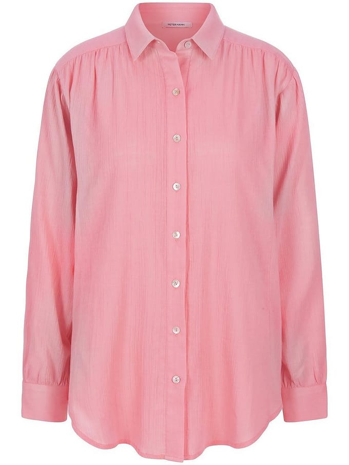 Lange blouse Van Peter Hahn rood