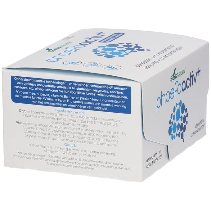 Soria Natural® Phosfoactiv+ Nieuwe Formule 20x15 Drinkbare ampoules
