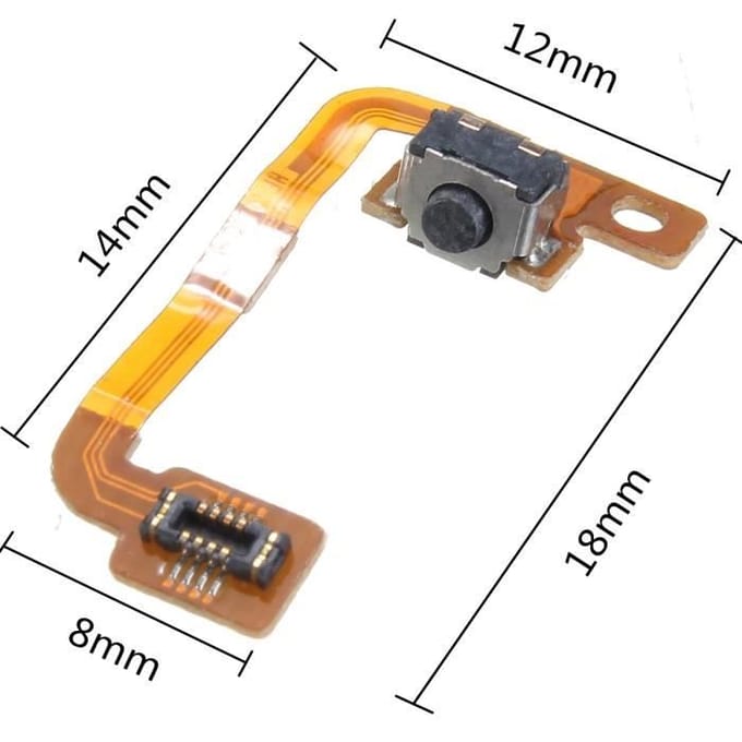 Épaule Gauche Bouton Droit Avec Flex Câble pour Nintendo 3DS Réparation L / R Commutateur