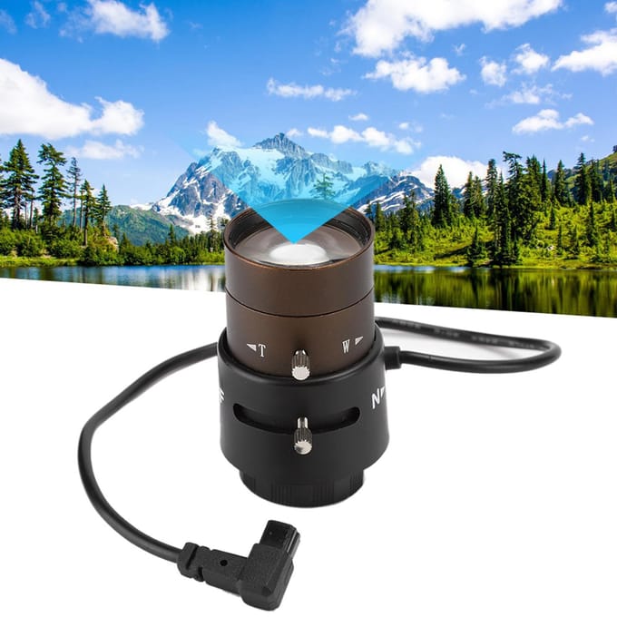 5?50mm 720P Beveiligingscamera Auto Iris Zoomlens voor CCTV Bewakingssysteem gray
