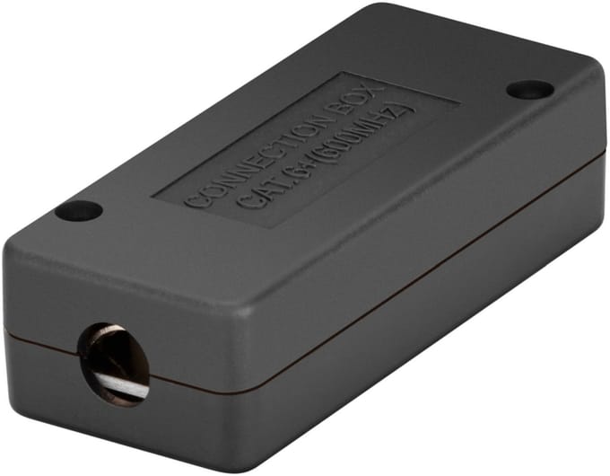 Pro Network connection box CAT 6/ CAT 6A/ CAT 7 STP - Zwart