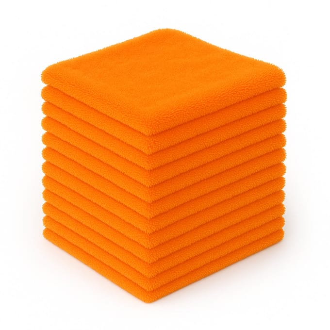 KENOTEK - Microvezeldoek Extra - Dual Pile - Ultra Soft - Orange - 12-Pack