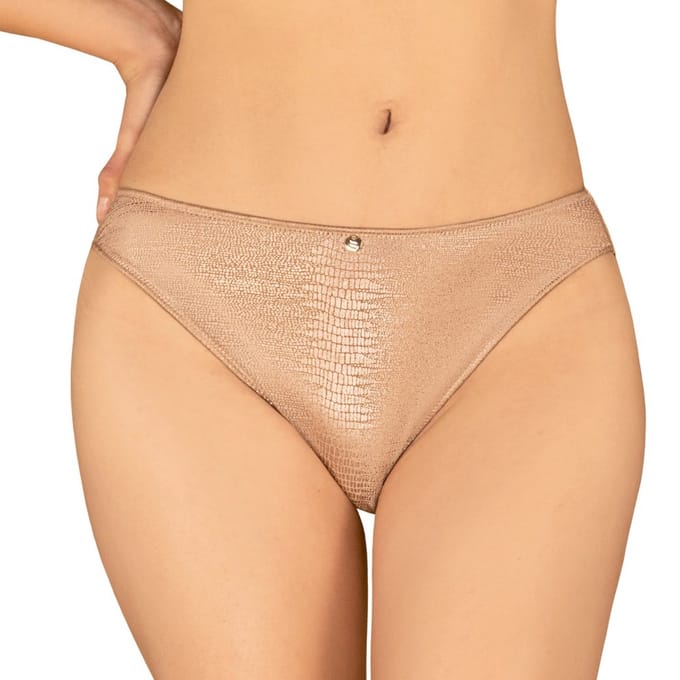 Obsessive - Filipines Bikinibroekje - S - Roségoudkleurig