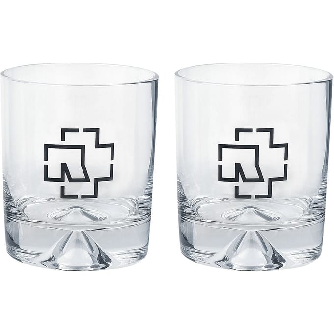 Rammstein Whiskeyglas - Tumbler 2er Box - voor Geen - transparant