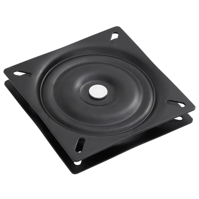 vidaXL - Bootstoelpoot - met - 360° - draaiplateau - staal