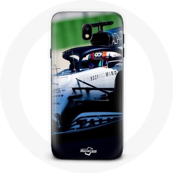 Coque - Formule 1 - Samsung Galaxy J7 2017 - Pierre Gasly - Blanc - Rigide blanc