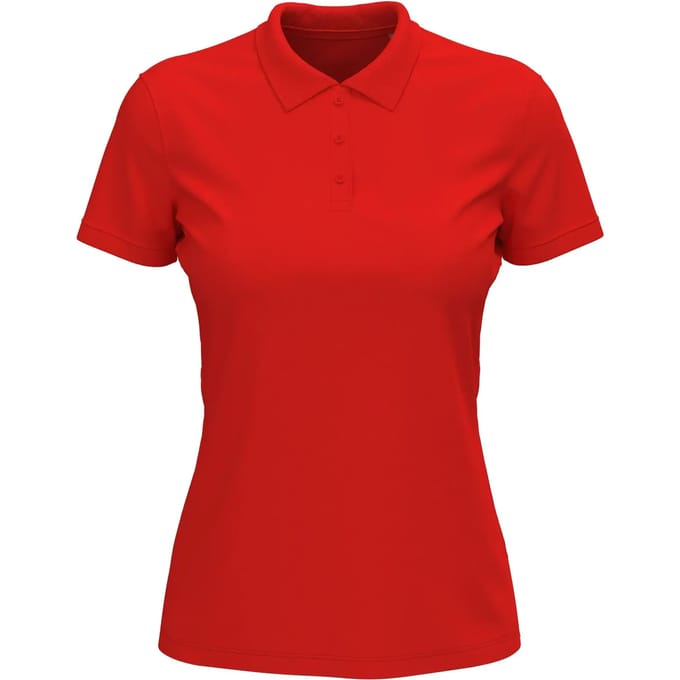 Stedman Lux Polo Women S9160 - SCARLET RED - S