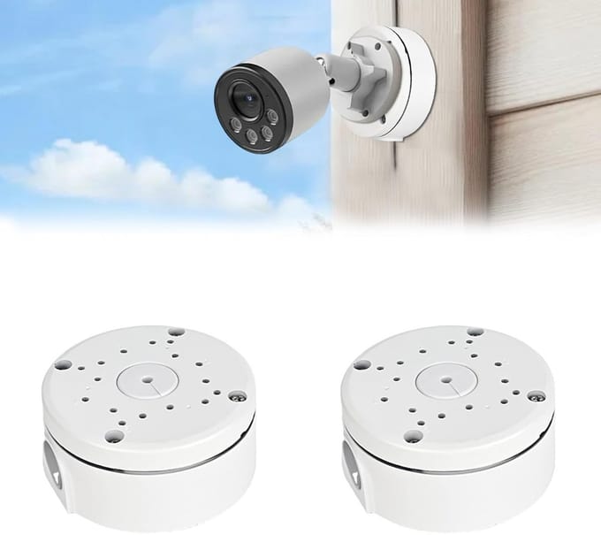 Camera Aansluitdozen - Verbindingsdozen Set - Bewaking Beveiligen - Waterdicht Ontwerp - 54 x 12 x 54 cm - Wit