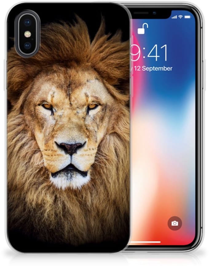 Apple iPhone X | Xs TPU Hoesje Leeuw