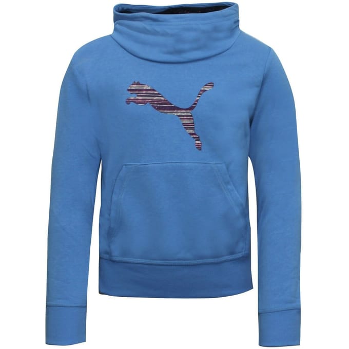Puma FUN TD Blauw Junior Sweat met capuchon