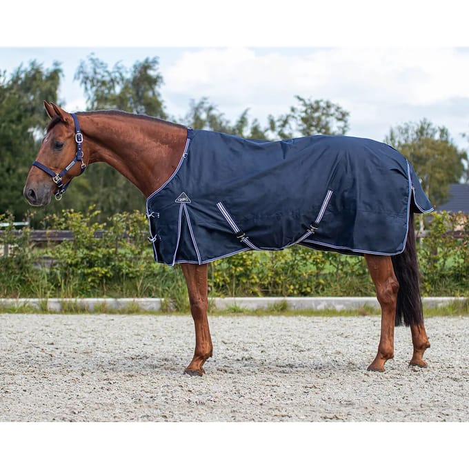 Qhp Outdoordeken Qhp Turnout Luxe 50gr Donkerblauw - 165/215