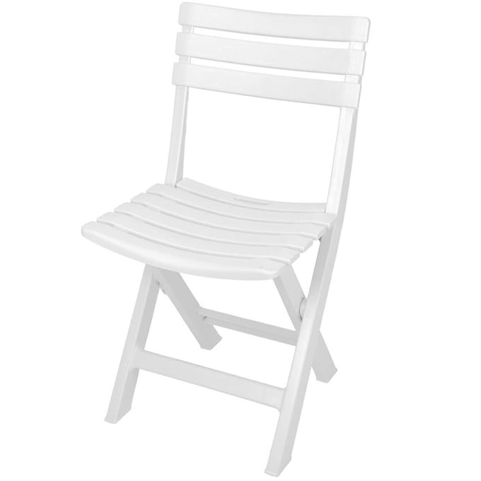 Chaise de Jardin Pliante Blanche white