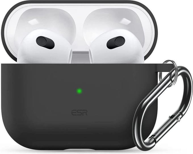 ESR Bounce Apple AirPods 3 Siliconen Hoesje Zwart