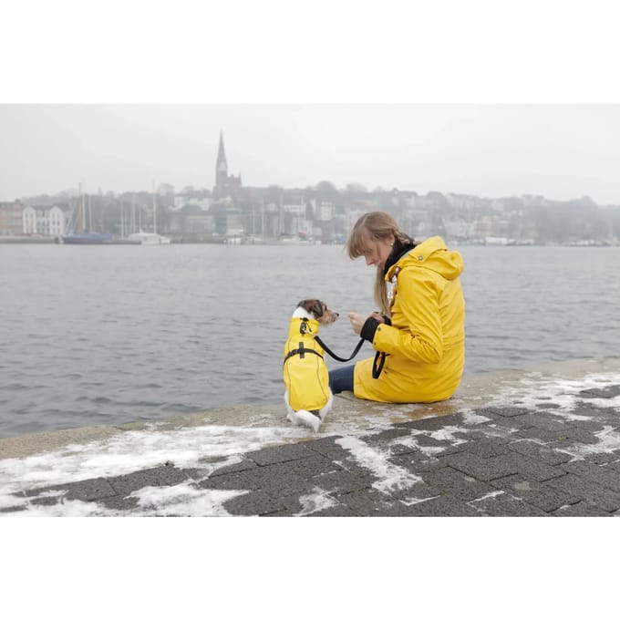 Trixie Vimy Dog Raincoat Yellow S Circum: 40-61cm Length: 40cm
