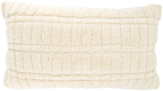 Zusss Kussen Patroon 60X40cm 100% Katoen Off White