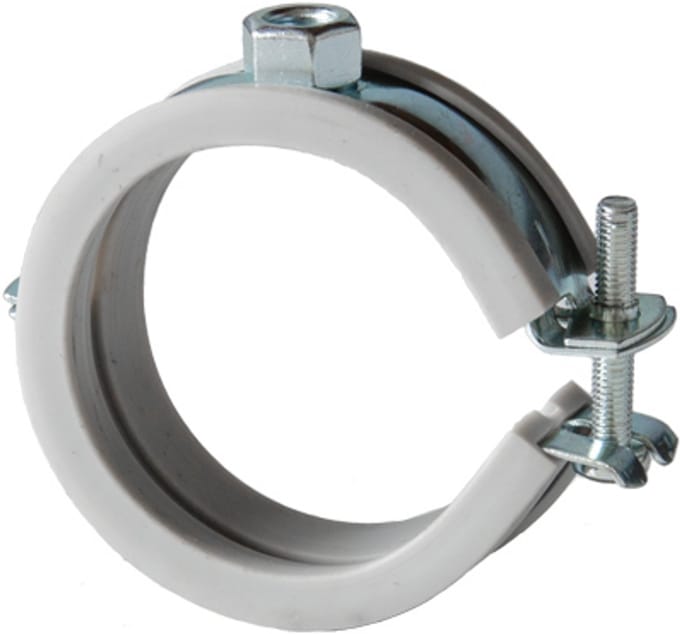 Schuifbare buisklem met siliconen – M8 – 25–30 mm